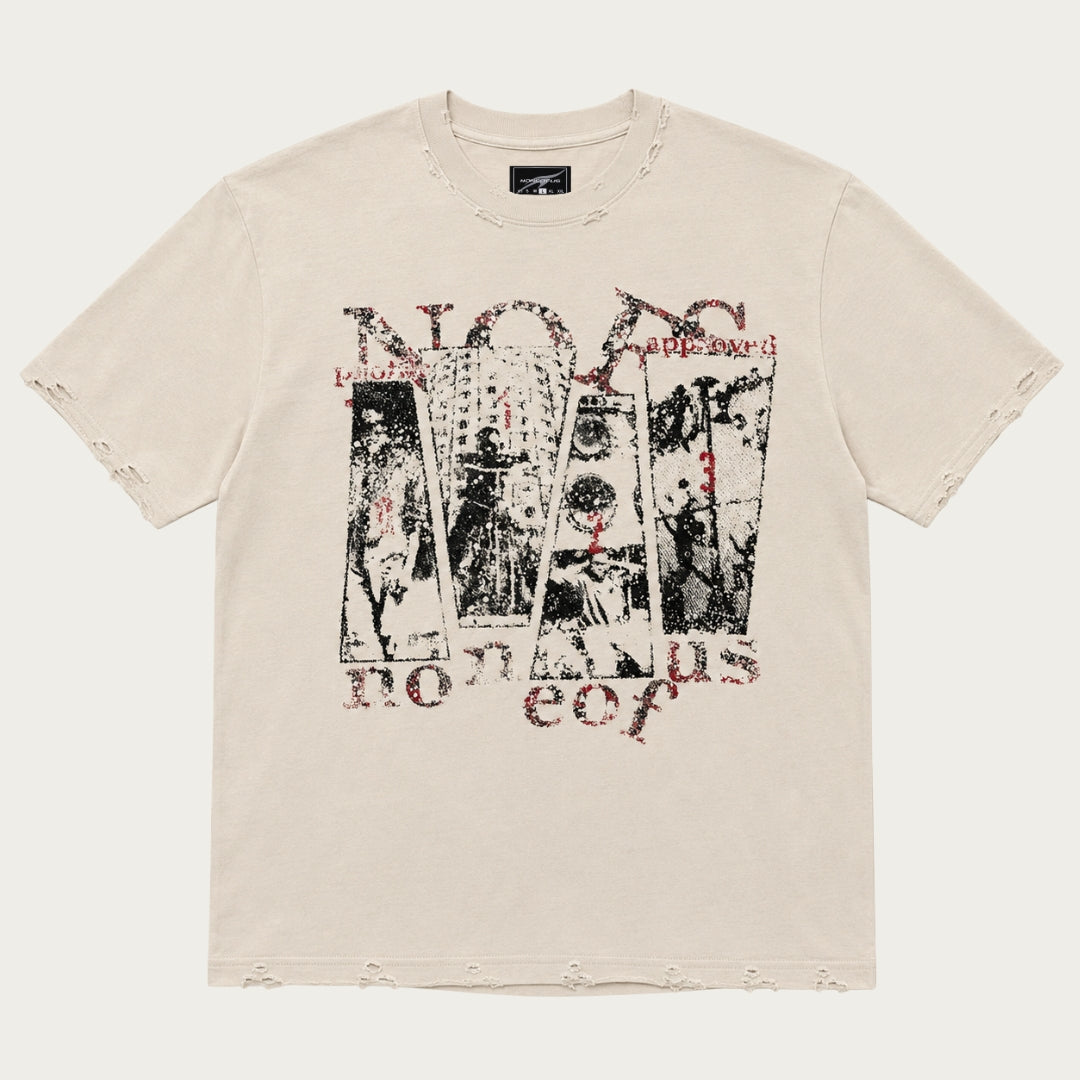 T-SHIRT SPLIT BEIGE