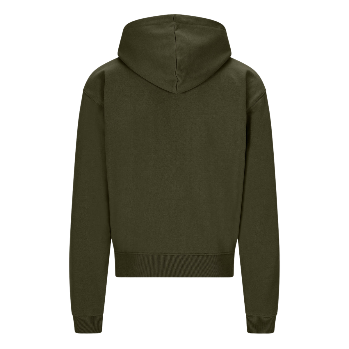 SWEAT À ZIP OLIVE FONCÉE