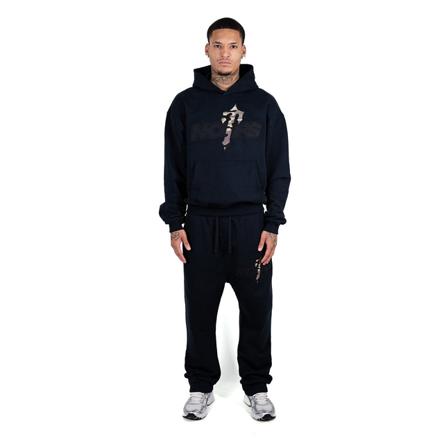 BLACK CAMO NOFS SWEATER