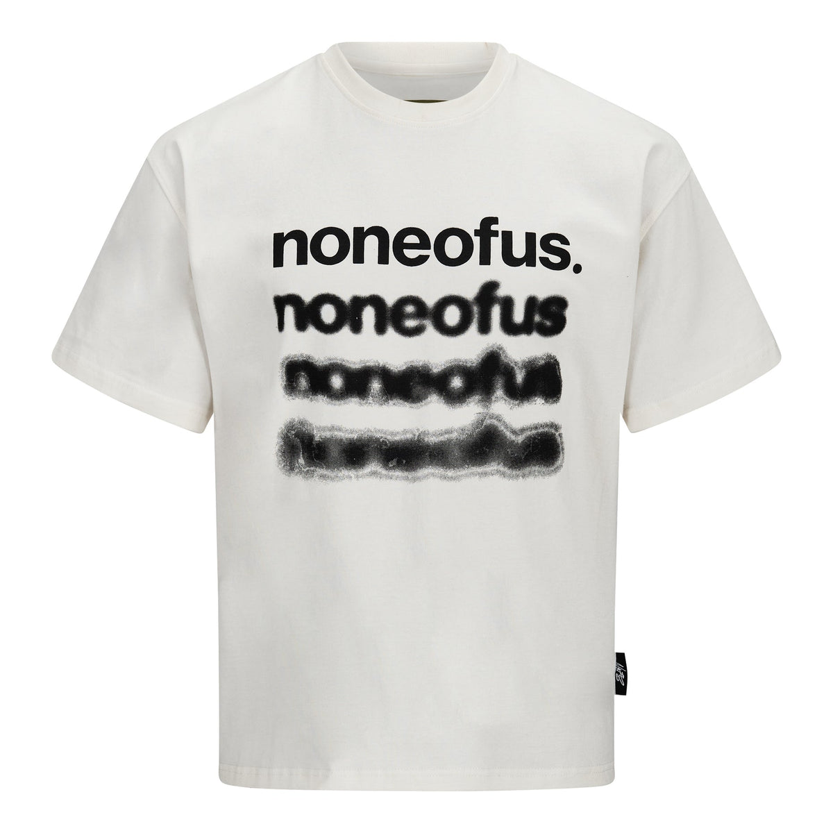 TEE-SHIRT BLANC CASSÉ FLOU