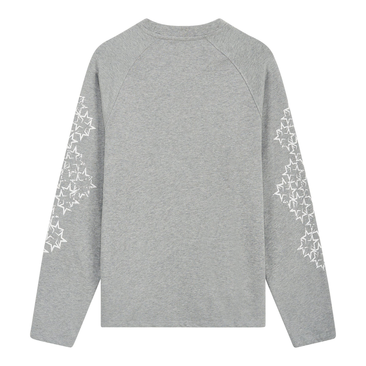 MANCHE LONGUE ÉTOILE GRIS/BLANC
