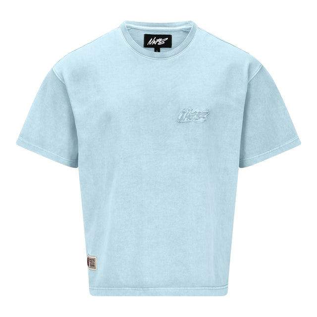 T-SHIRT BASIC BLEU PASTEL