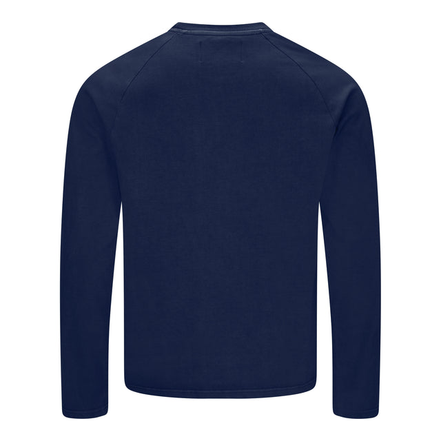 BASIC MANCHE LOGUE BLEU MARINE