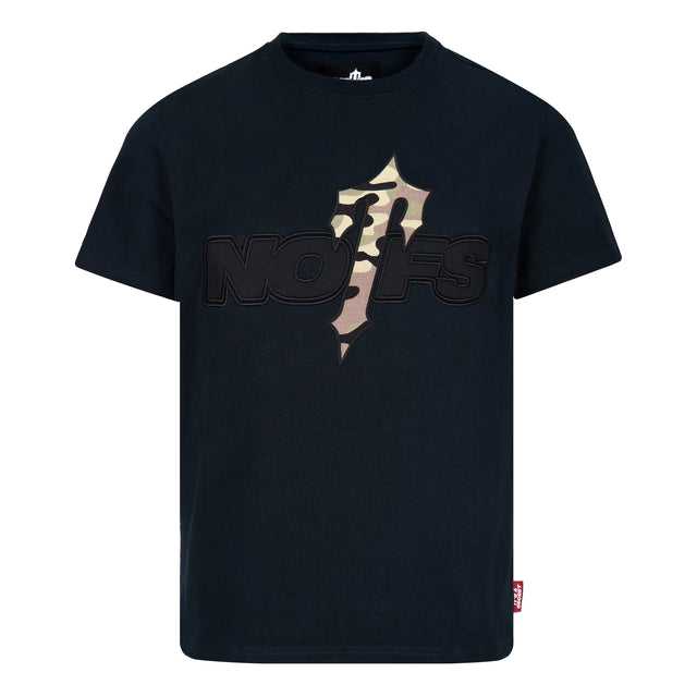 NOFS BLACK CAMO T-SHIRT