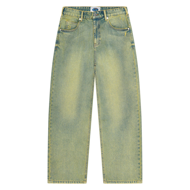 DENIM DÉLAVÉ LIME