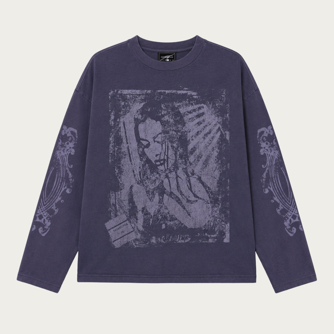 T-SHIRT MANCHES LONGUES SOFIA VIOLET