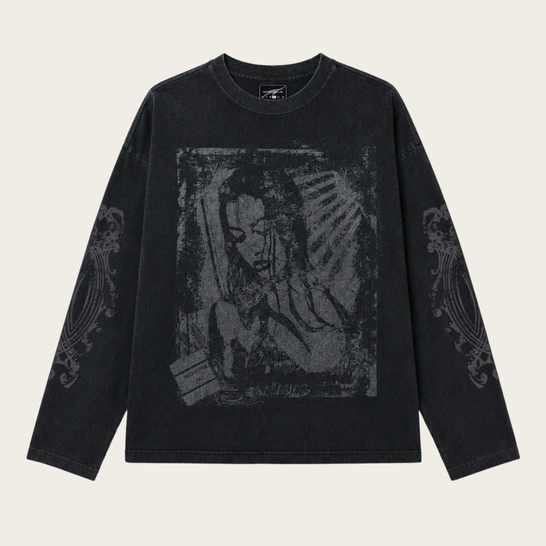 T-SHIRT MANCHES LONGUES SOFIA NOIR