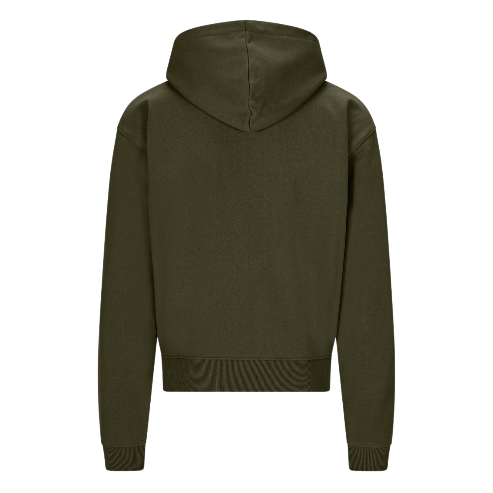 SWEAT À ZIP OLIVE FONCÉE