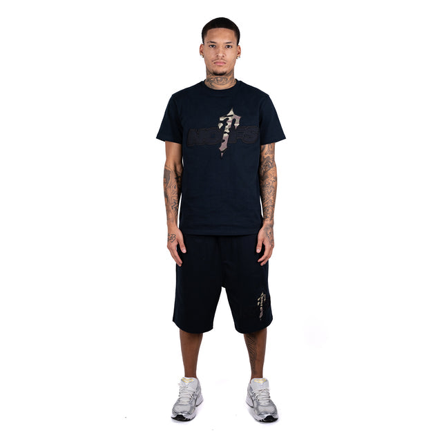 T-SHIRT NOIR CAMO NOFS