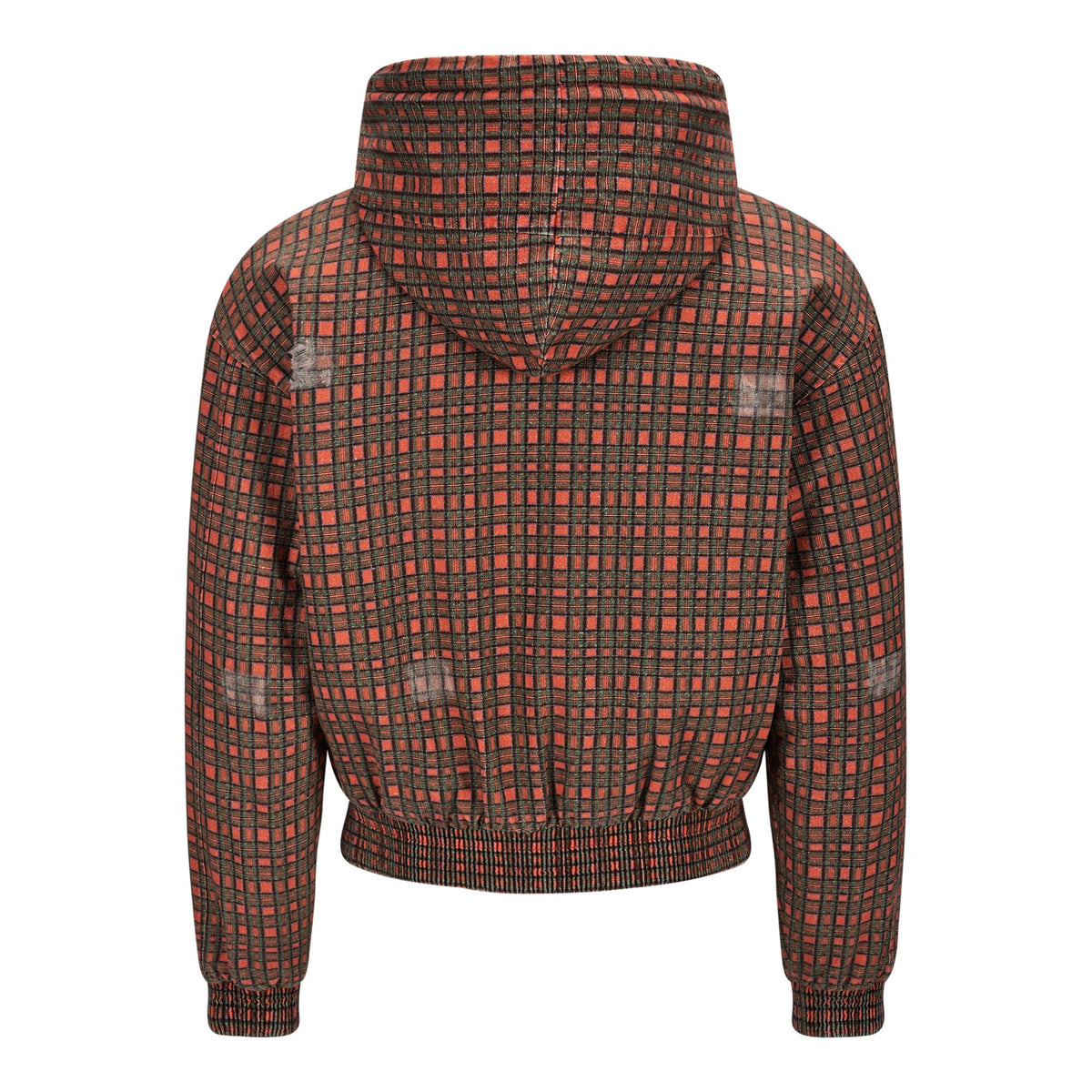 VESTE EN FLANELLE ÉCOSSAISE MATELASSÉE