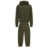 ENSEMBLE ZIPPÉ OLIVE FONCÉE