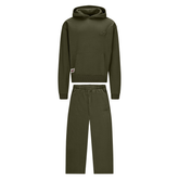 ENSEMBLE LARGE BASICS OLIVE FONCÉE