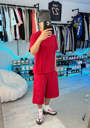 ENSEMBLE BASICS ROUGE ÉTÉ 2.0