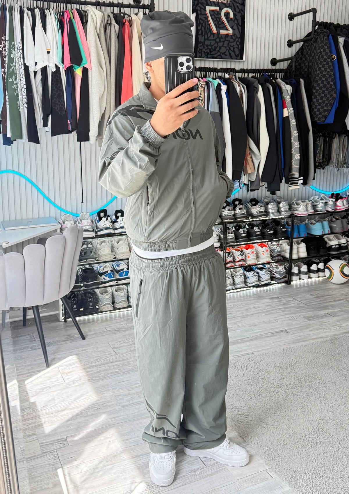 VESTE NYLON SPORT OLIVE