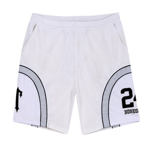 WHITE NOFS NFL SHORTS 