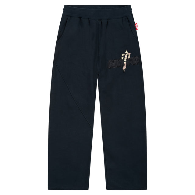 PANTALON NOIR CAMO NOFS