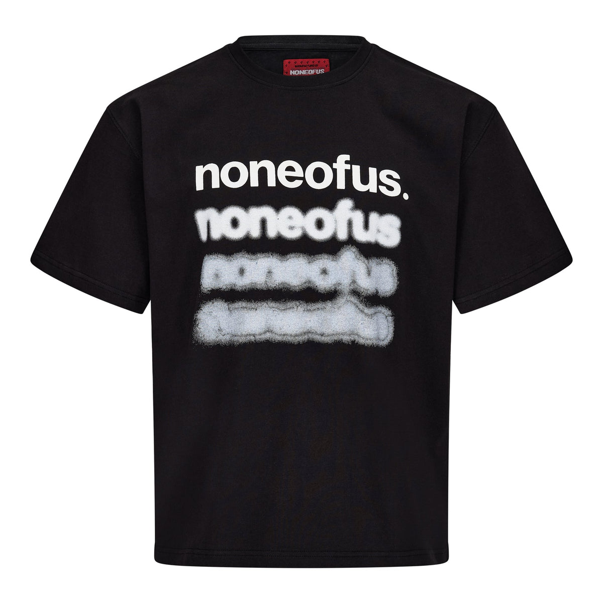 TEE-SHIRT NOIR FLOU
