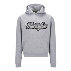 SWEAT À CAPUCHE PATCH GRIS